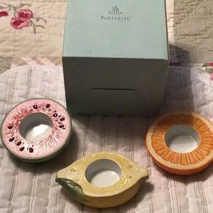 PartyLite Summer Fest Fruits Tealight Set